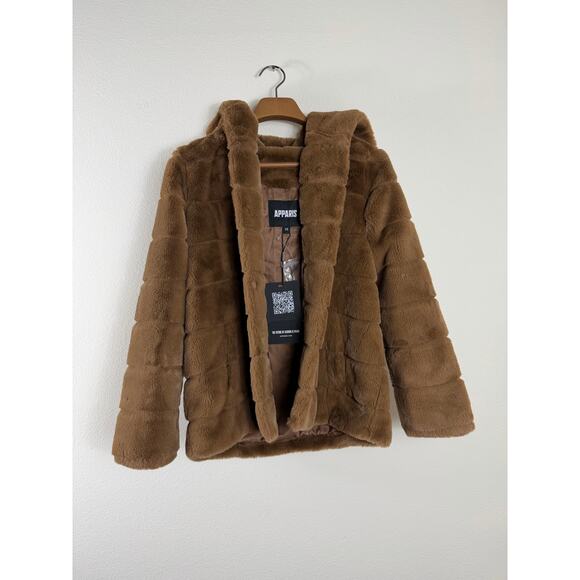 Apparis Goldy faux fur coat new - Picture 3 of 6
